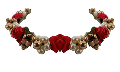 RAAYA Flower Gajra Hair Accessories - Elegant Bun Clip for Women & Girls (Pack of 1) - Perfect for Weddings, Parties & Festive Occasions