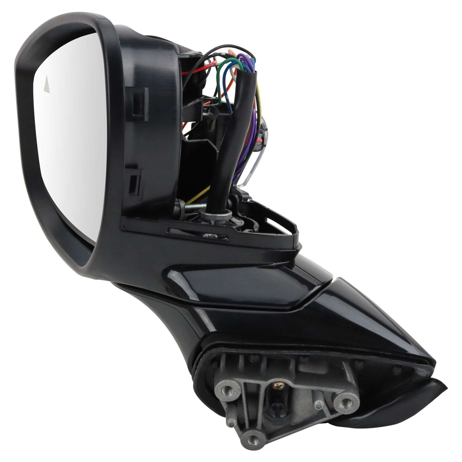 TRQ Driver & Passenger Side Mirror Set with Heating - Compatible with 2019-2021 Mazda 3 (MA1320241, MA1321241) - Replacement for Broken or Foggy Mirrors - Perfect for Winter Driving & Enhanced Visibility