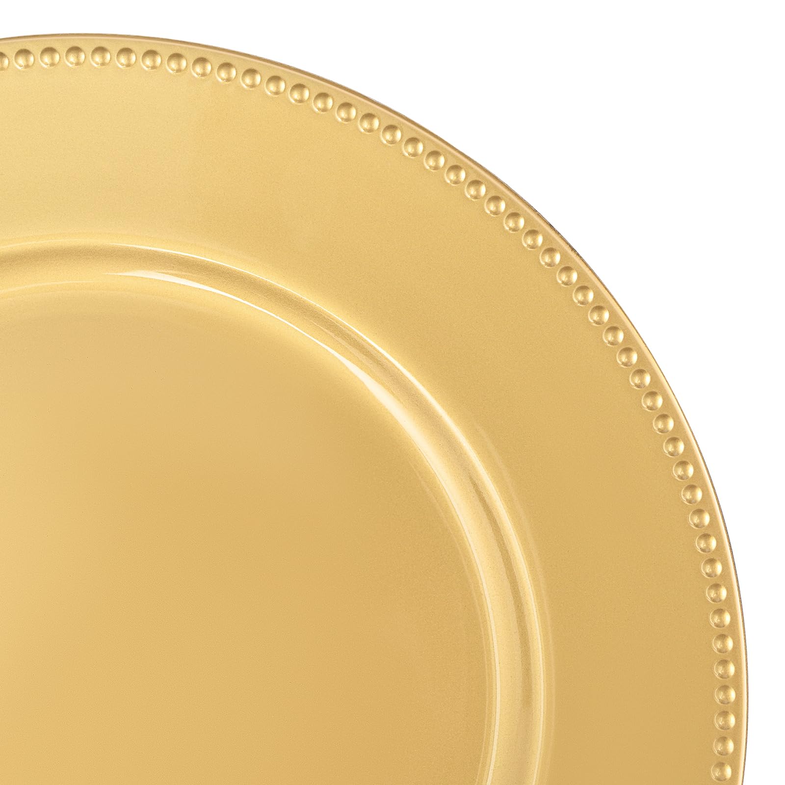 50 Pcs Gold Charger Plates Bulk - 13