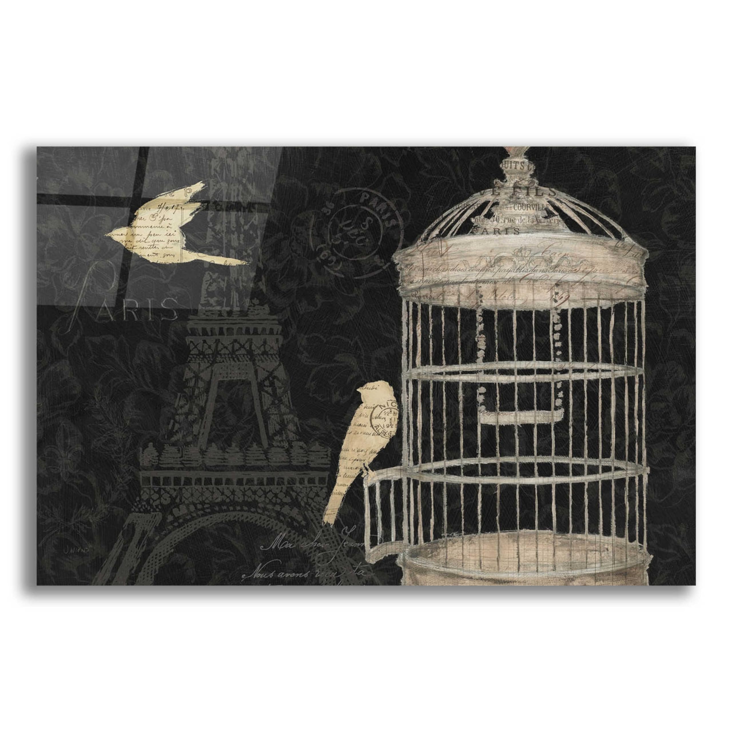 Epic Art 'Via Paris I' by James Wiens - Acrylic Glass Wall Art Painting 24