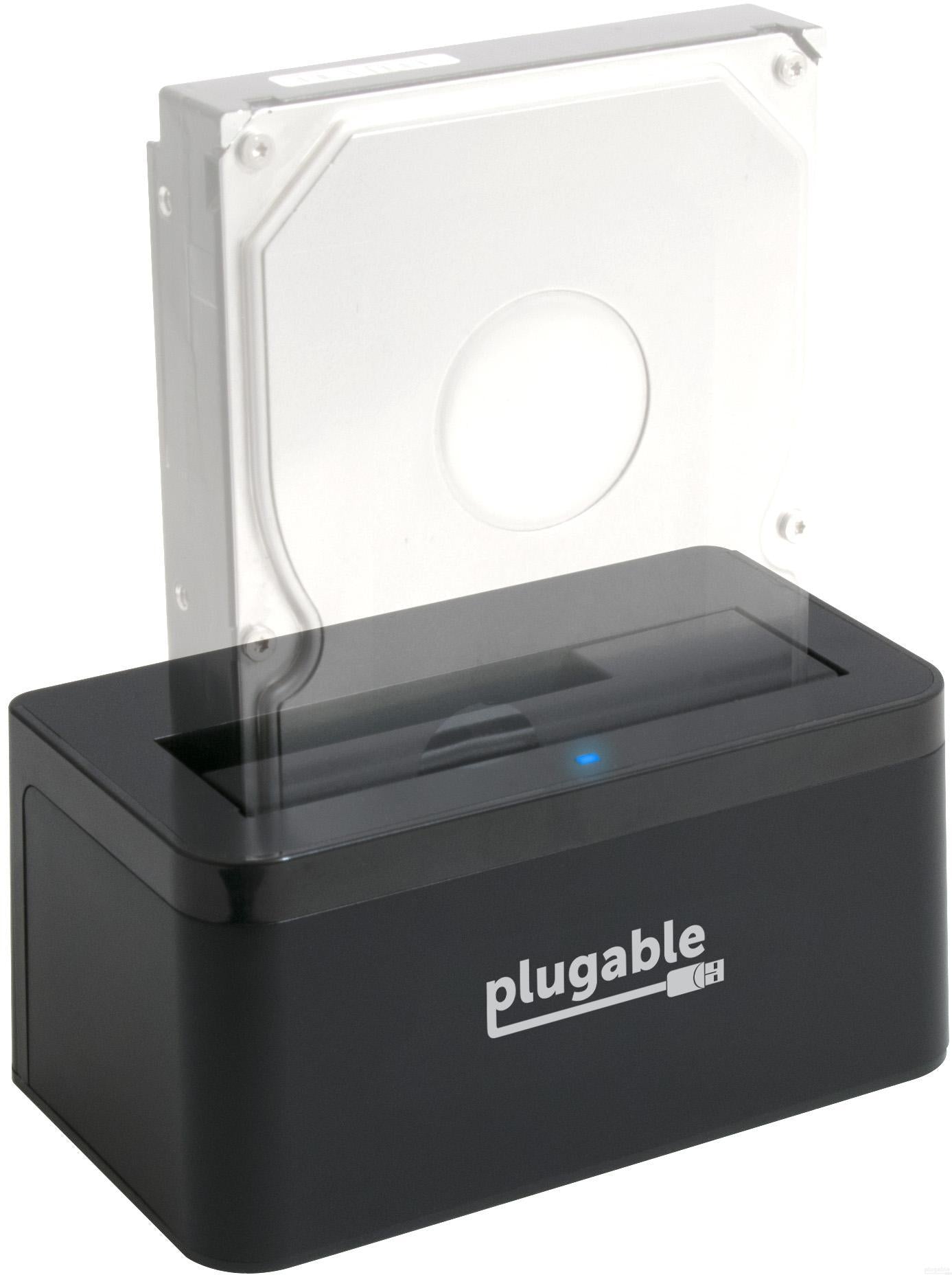 Plugable USB 3.1 Gen 2 SATA Vertical Hard Drive Dock - Fast Data Transfer for 2.5