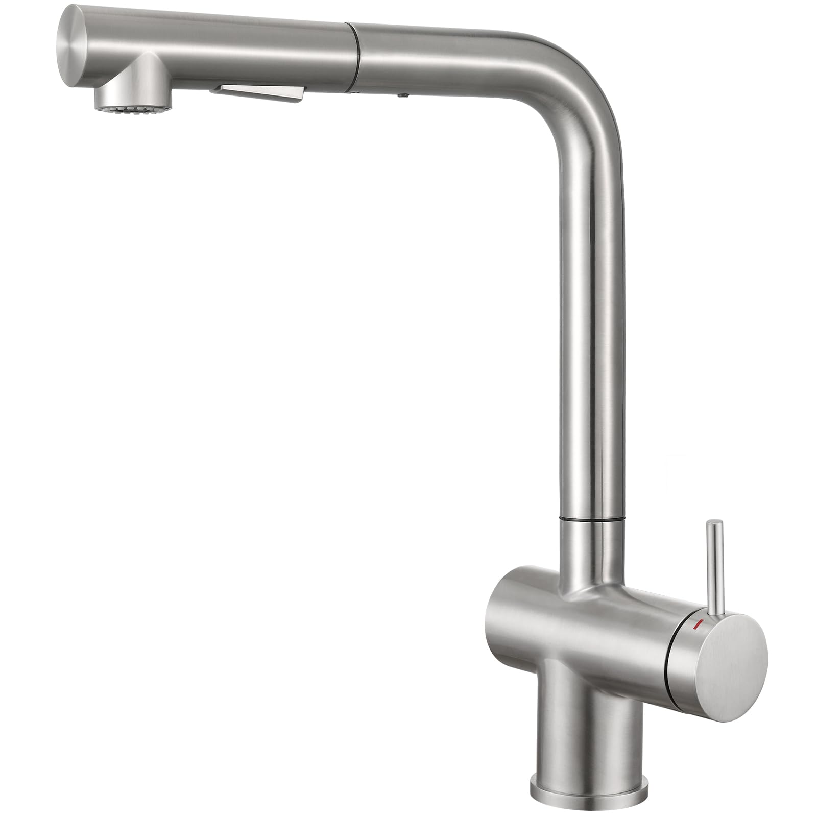 Premium Stainless Steel Pull Down Kitchen Faucet with Magnetic Docking Sprayer - Brushed Nickel RV & Commercial Bar Sink Faucet - Ideal for Home Kitchens, Restaurants, and RV Use