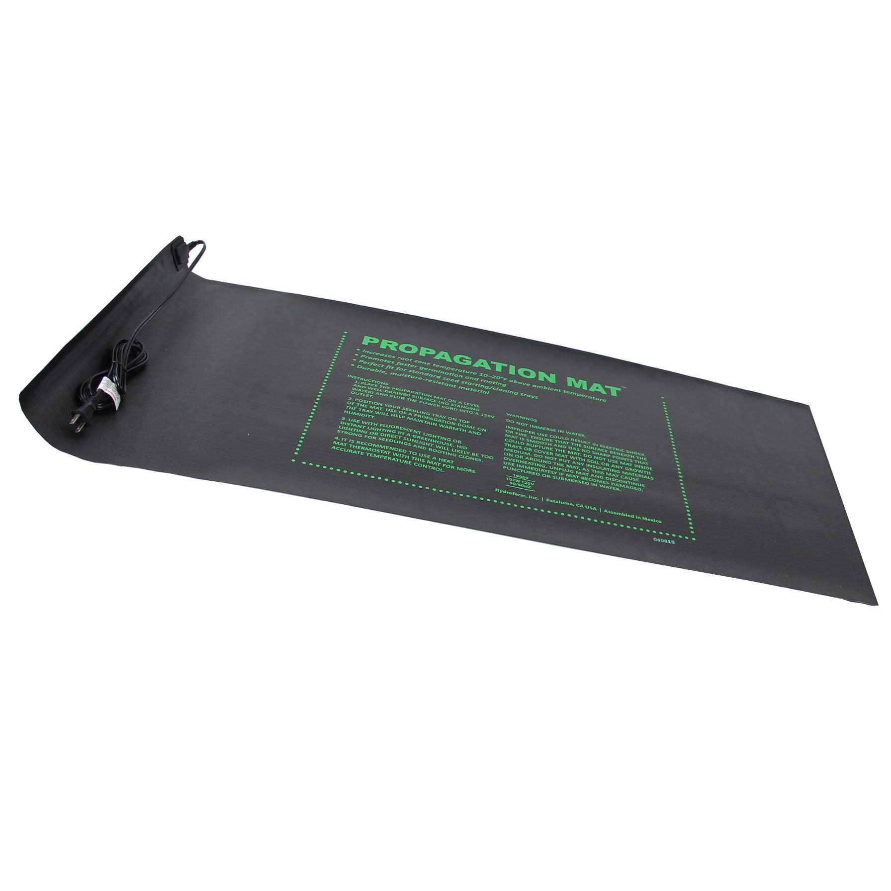 107W Hydroponic Seedling Heat Mat for Seed Starting & Propagation | 48 x 20.75 Inch | Indoor Gardening, Greenhouse & Hydroponic System Use