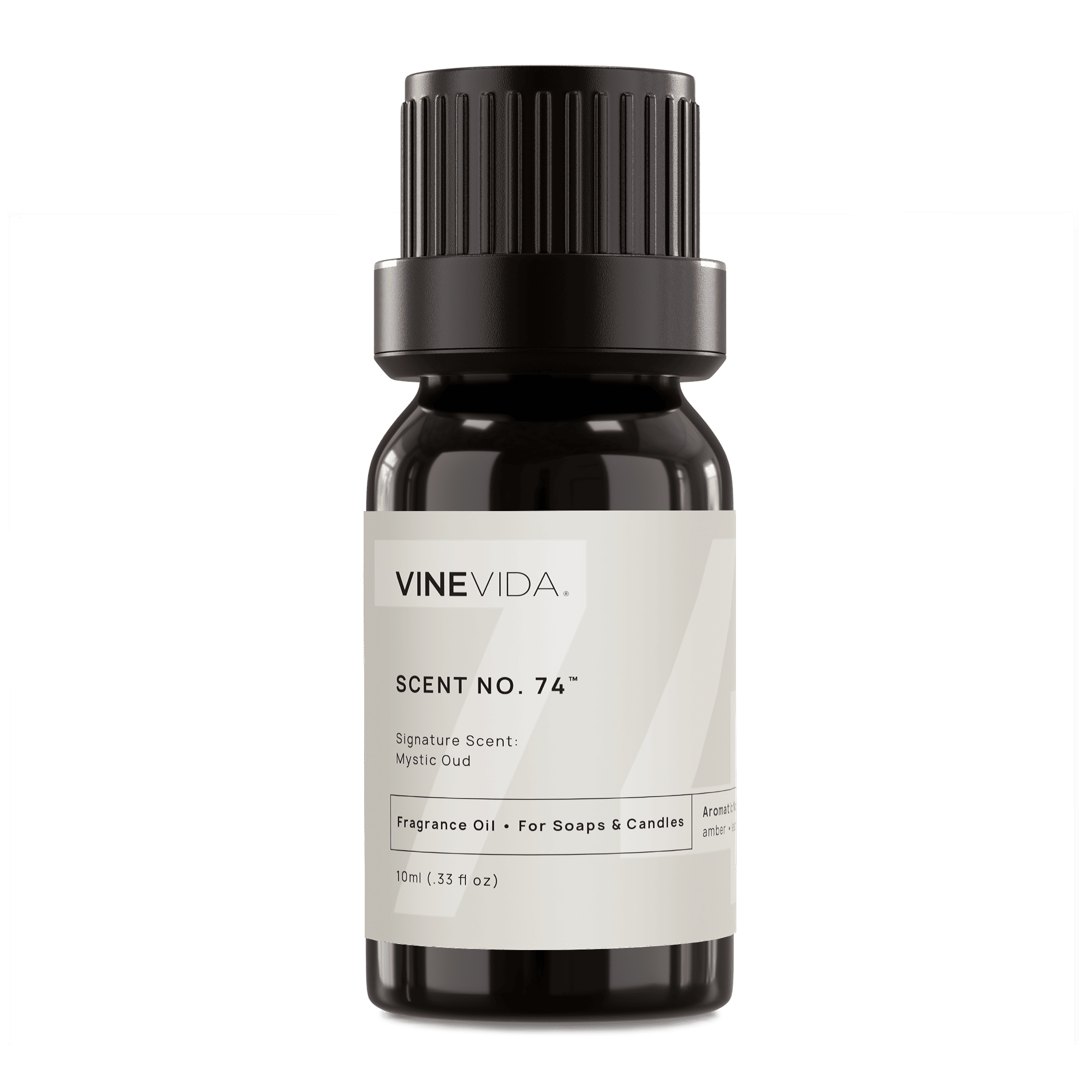 Premium No. 74 Mystic Oud Fragrance Oil for Handmade Soaps, Candles & Diffusers - Long-Lasting Aromatherapy Scent for Relaxation & Home Spa