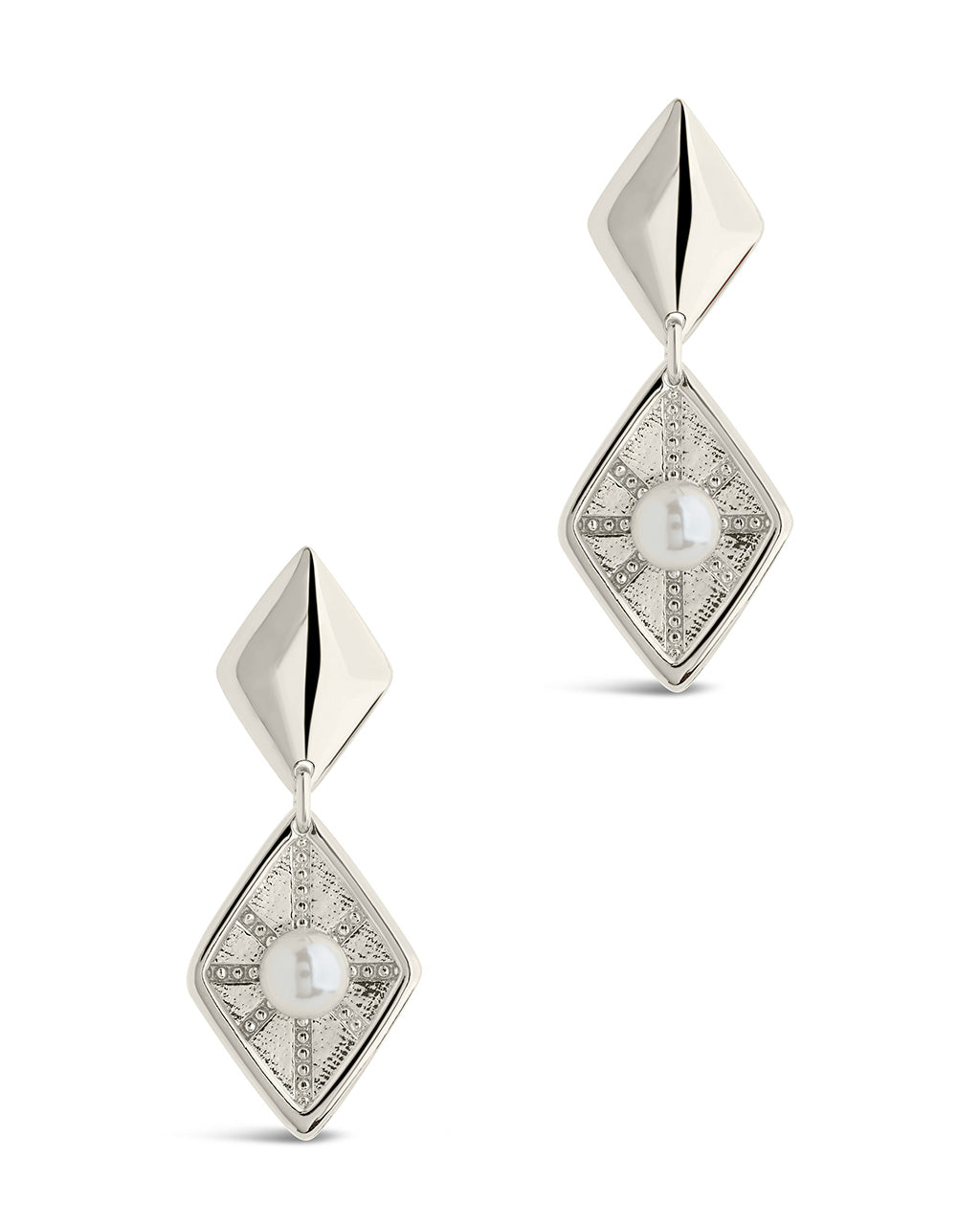 Kenza Pearl Drop Earrings for Women - Elegant Dangle Earrings with AAA Quality Freshwater Pearls - Perfect for Weddings, Parties & Special Occasions