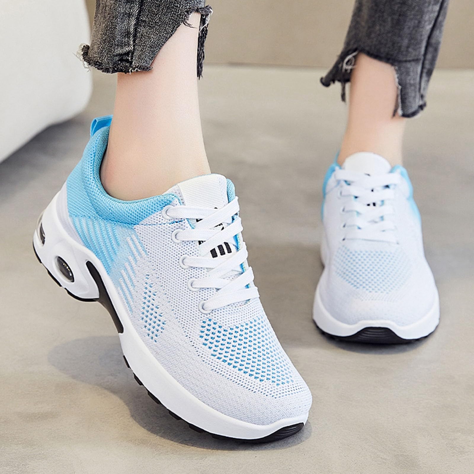**Women's Orthopedic Sneakers - Stylish Air Cushion Walking & Running Shoes - Non-Slip Mesh Design for Comfort & Support - Perfect for Daily Wear, Workouts & Travel**