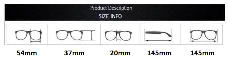 Brightzone Unisex Full Rim Square Thick Acetate Eyeglasses 5437 - Stylish & Durable Frames for Men & Women - Perfect for Reading, Work & Fashion Accessories