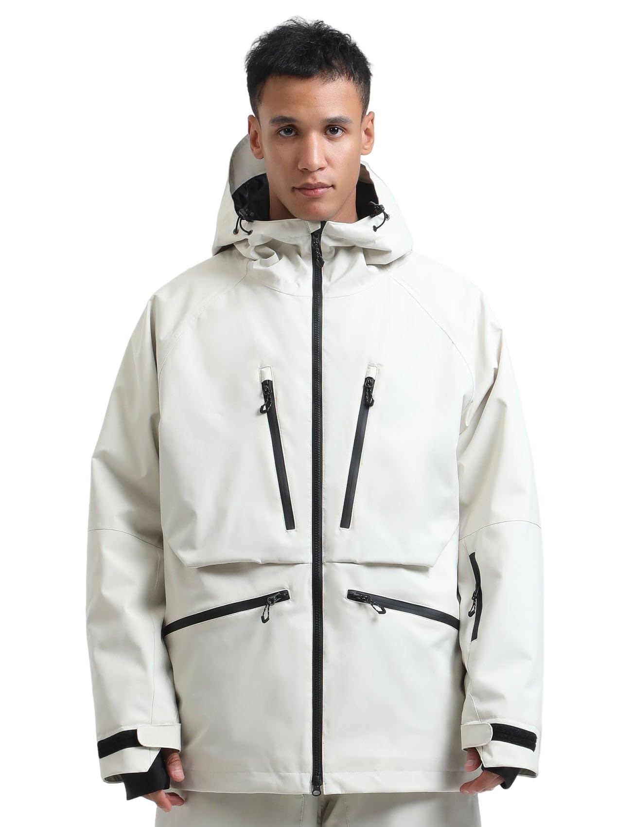 GSOU SNOW Men's & Women's Waterproof Insulated Snowboard Jacket - Ski Coat with Hood for Winter Sports & Mountain Adventures
