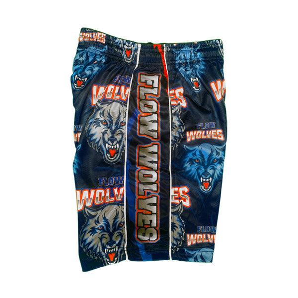 Boys Wolves Mascot Short Sleeve T-Shirt - Comfortable Cotton Graphic Tee for Kids - Perfect for School, Sports, and Casual Wear