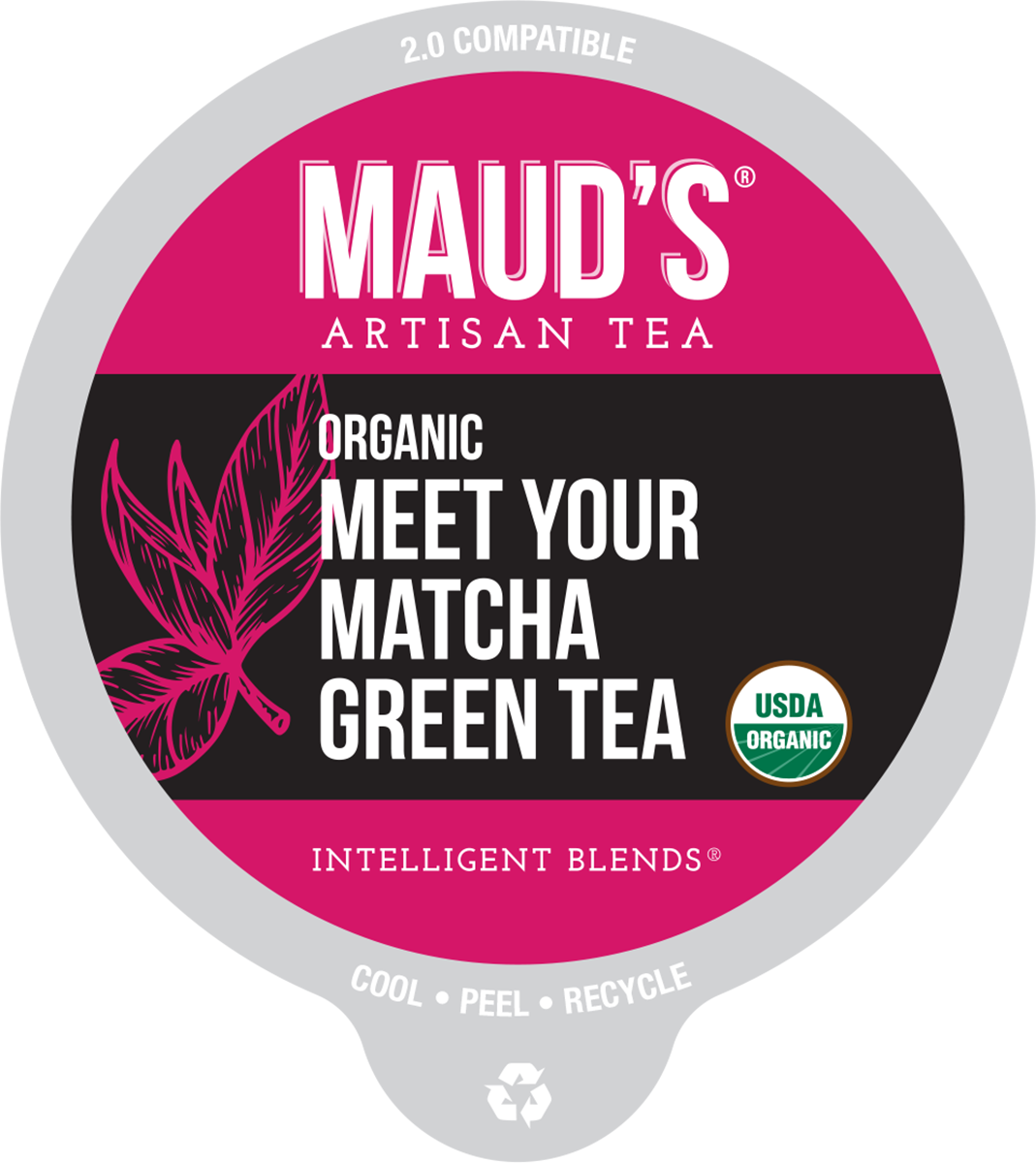 Organic Matcha Green Tea Pods by Maud's - Premium Japanese Green Tea Powder for Energy & Focus - Perfect for Home, Office & Travel