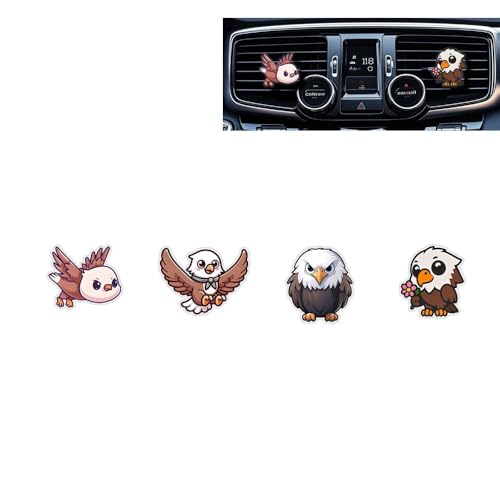 Bald Eagle Air Freshener Clips