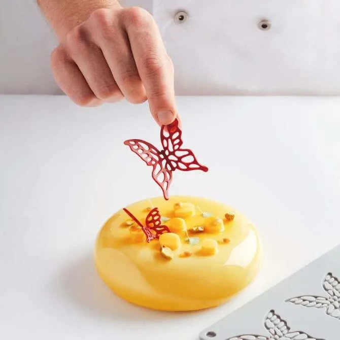 12-Piece Mariposa Silicone Mold Set for Baking, Candles, Soap Making - Small Butterfly & Flower Shapes for DIY Crafts, Resin Art, Cupcake Decorations