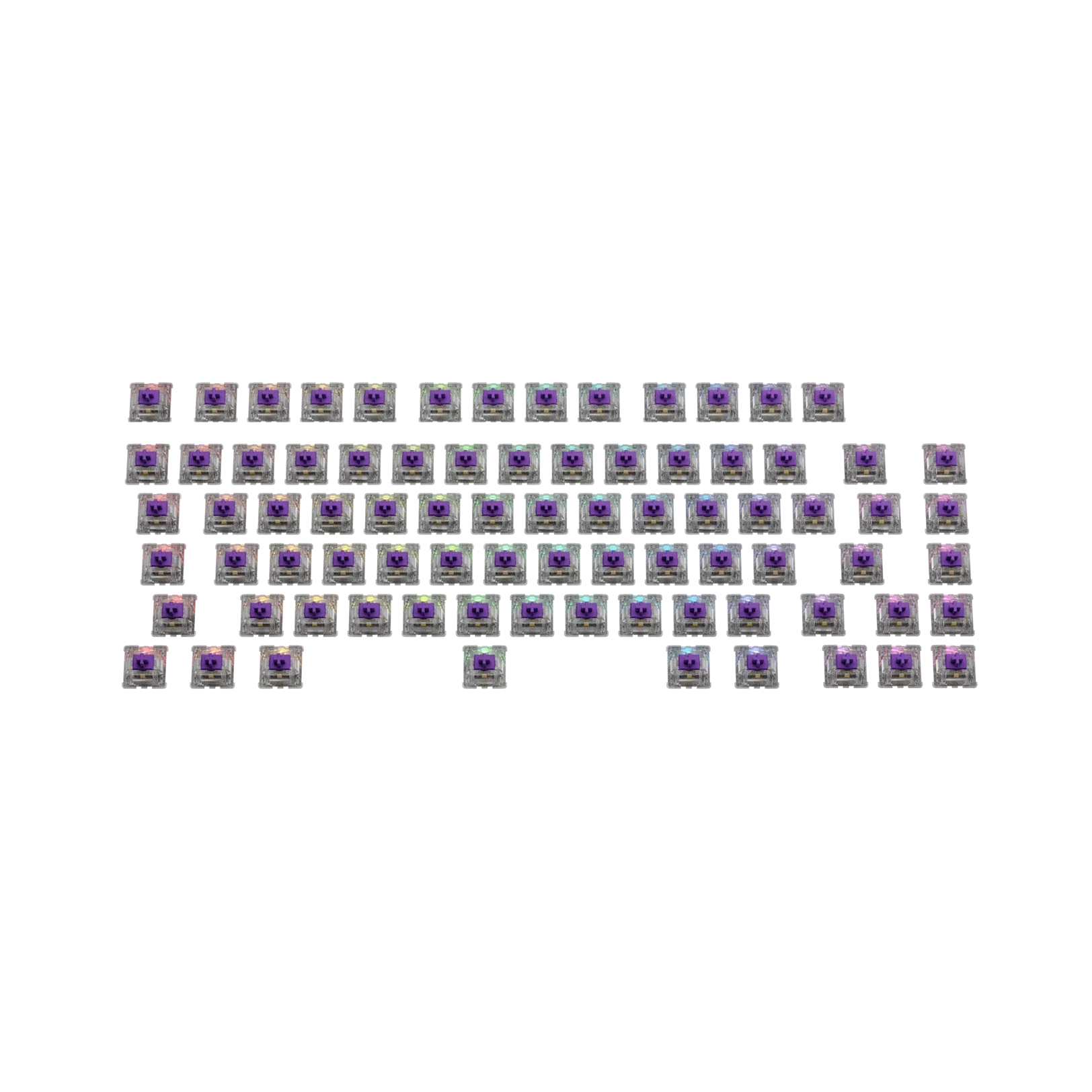 Glorious Mako Standard MX 75 ANSI Mechanical Keyboard Switches - Smooth Linear Switches for Gaming & Typing | Perfect for PC, Mac & Custom Keyboard Builds