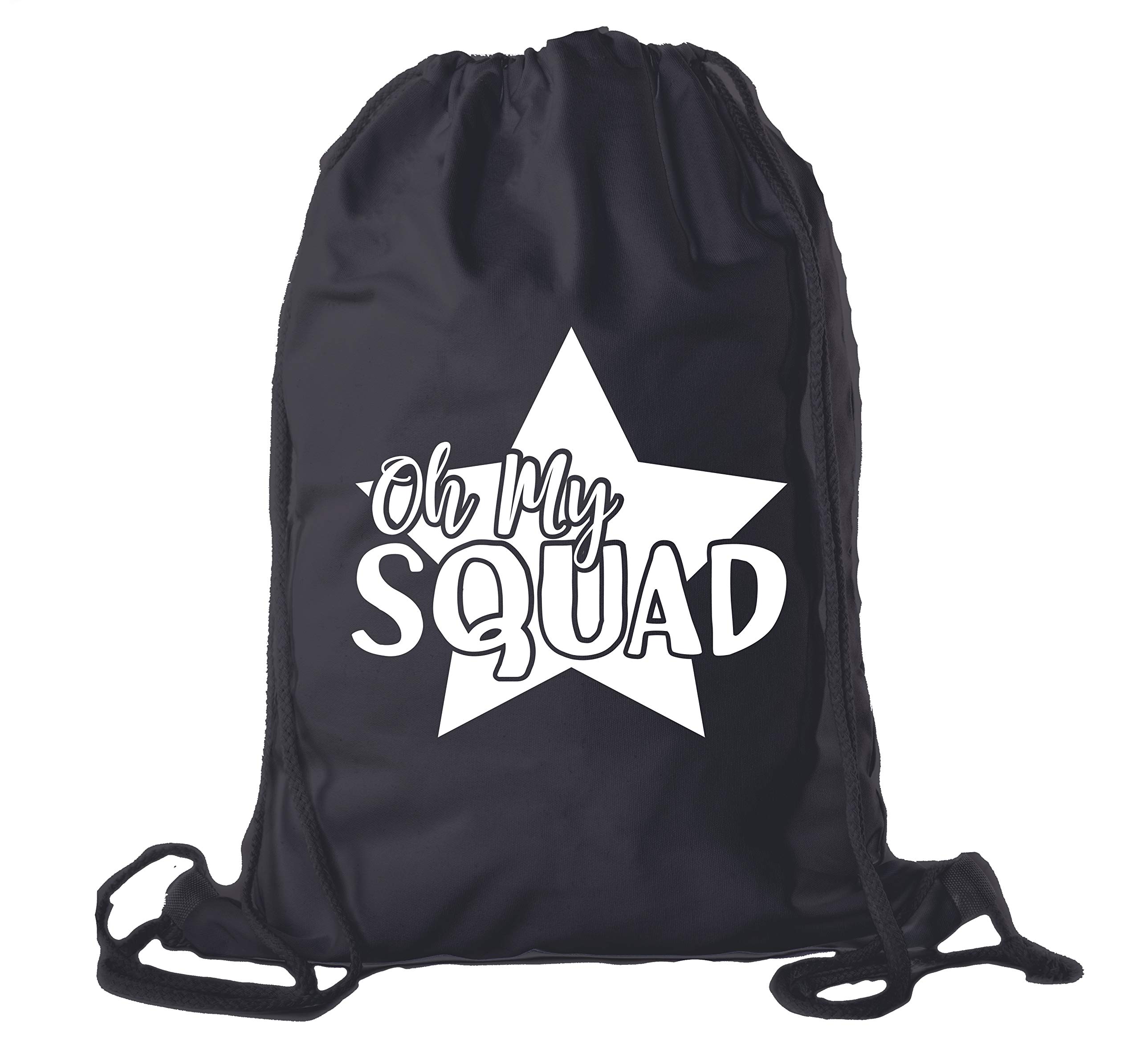 Cheerleading Backpacks for Girls - Cheer and Pom Drawstring Bags with Team Logo - Durable Cheerleader Team Cinch Bags for Practice, Games & Competitions