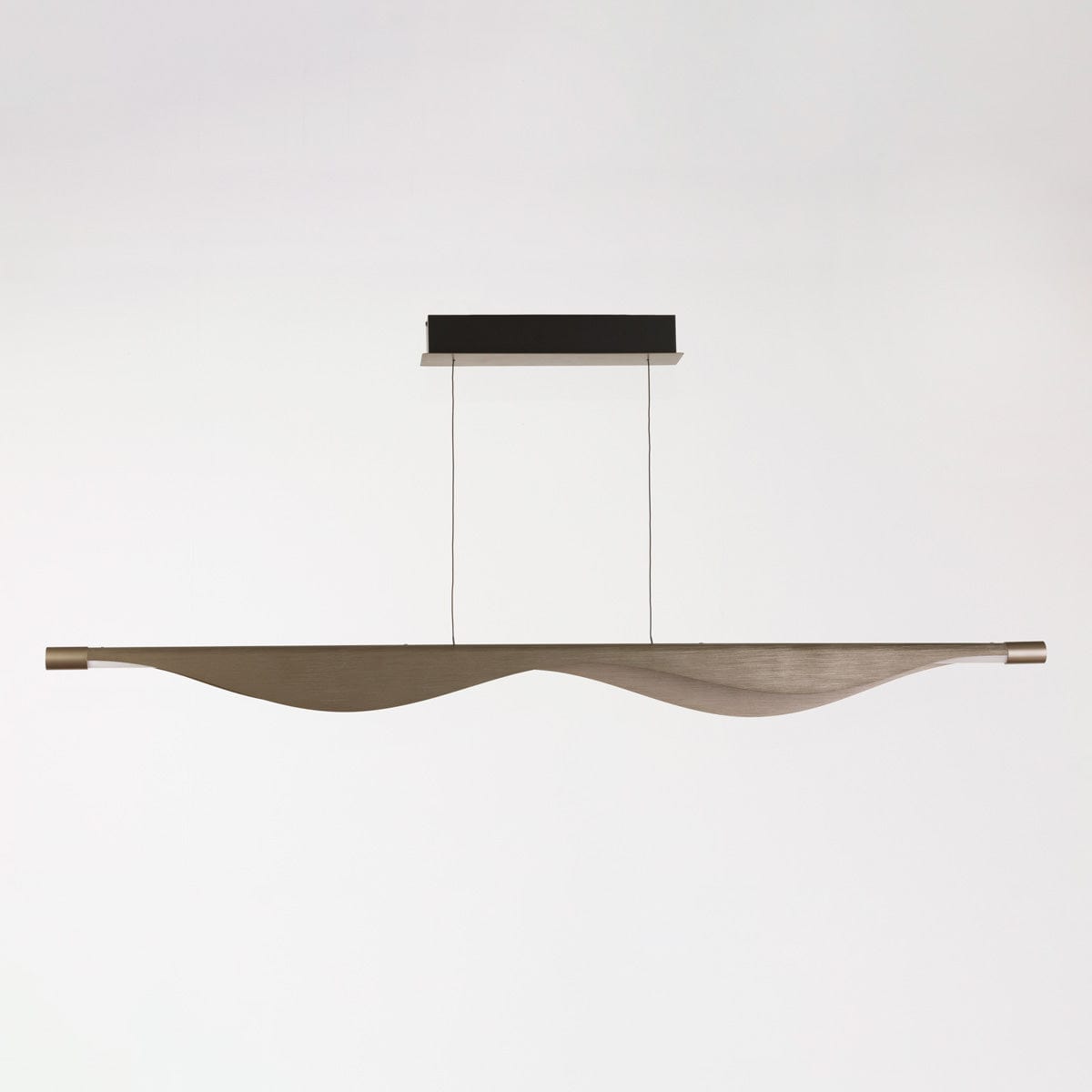 Modern RIAN Linear Pendant Light - Sleek Minimalist LED Hanging Fixture for Kitchen Island, Dining Room & Office Lighting (Black/White/Gold)