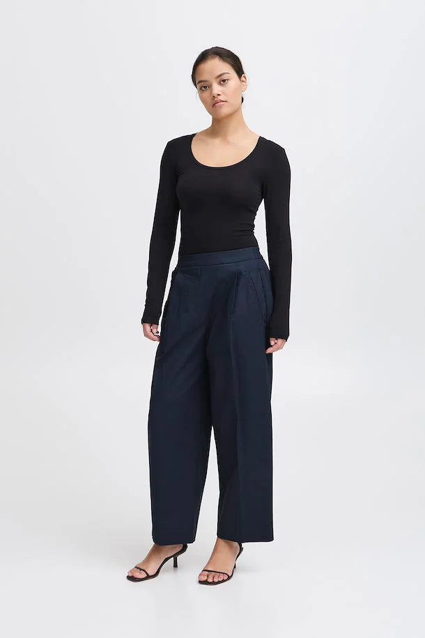 Nica Trousers for Women - Stylish High Waist Pants with Comfortable Stretch Fabric | Perfect for Work, Travel and Casual Outfits