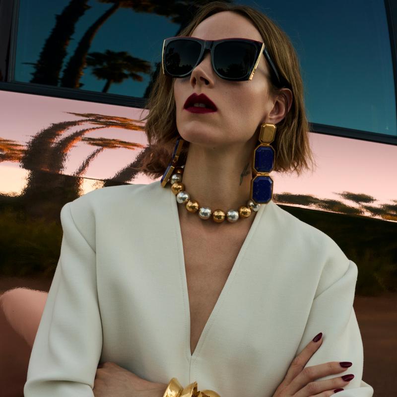 Saint Laurent SL539 Paloma Black Sunglasses for Women - Luxury Designer Shades for Fashion & Sun Protection - Perfect for Beach, Travel & Everyday Wear