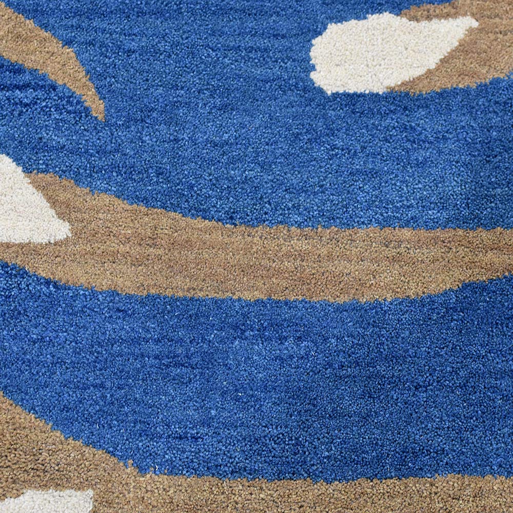 Harmony Hand Tufted Wool Area Rug - Soft & Durable Non-Slip Living Room Carpet - Perfect for Bedroom, Nursery, or Office Decor