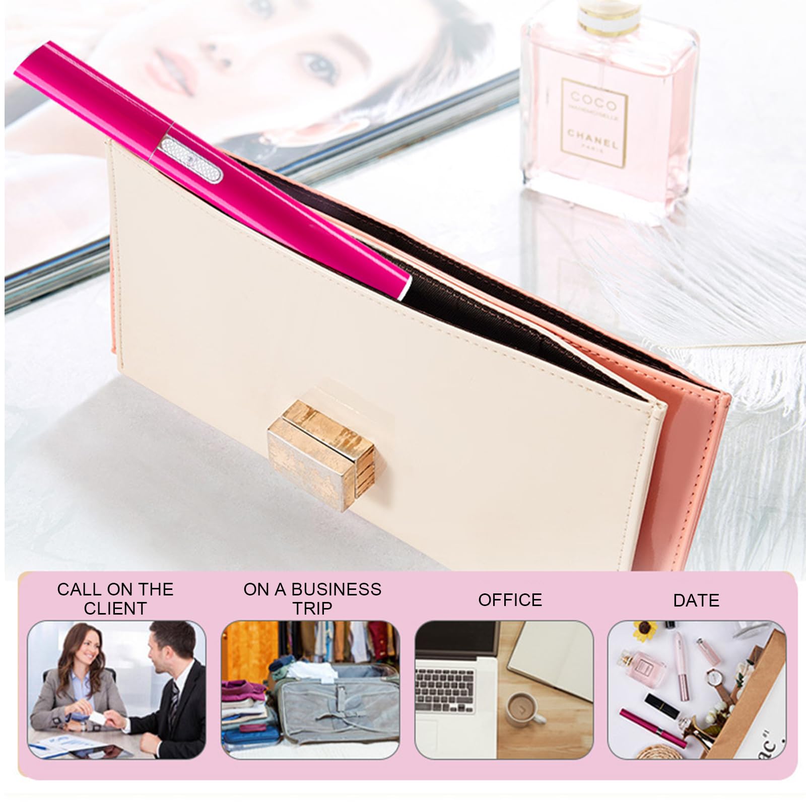 Rechargeable Electric Eyebrow Trimmer - Painless Facial Hair Remover & Shaver for Women & Men | Perfect for Eyebrow Shaping, Upper Lip & Peach Fuzz Removal at Home