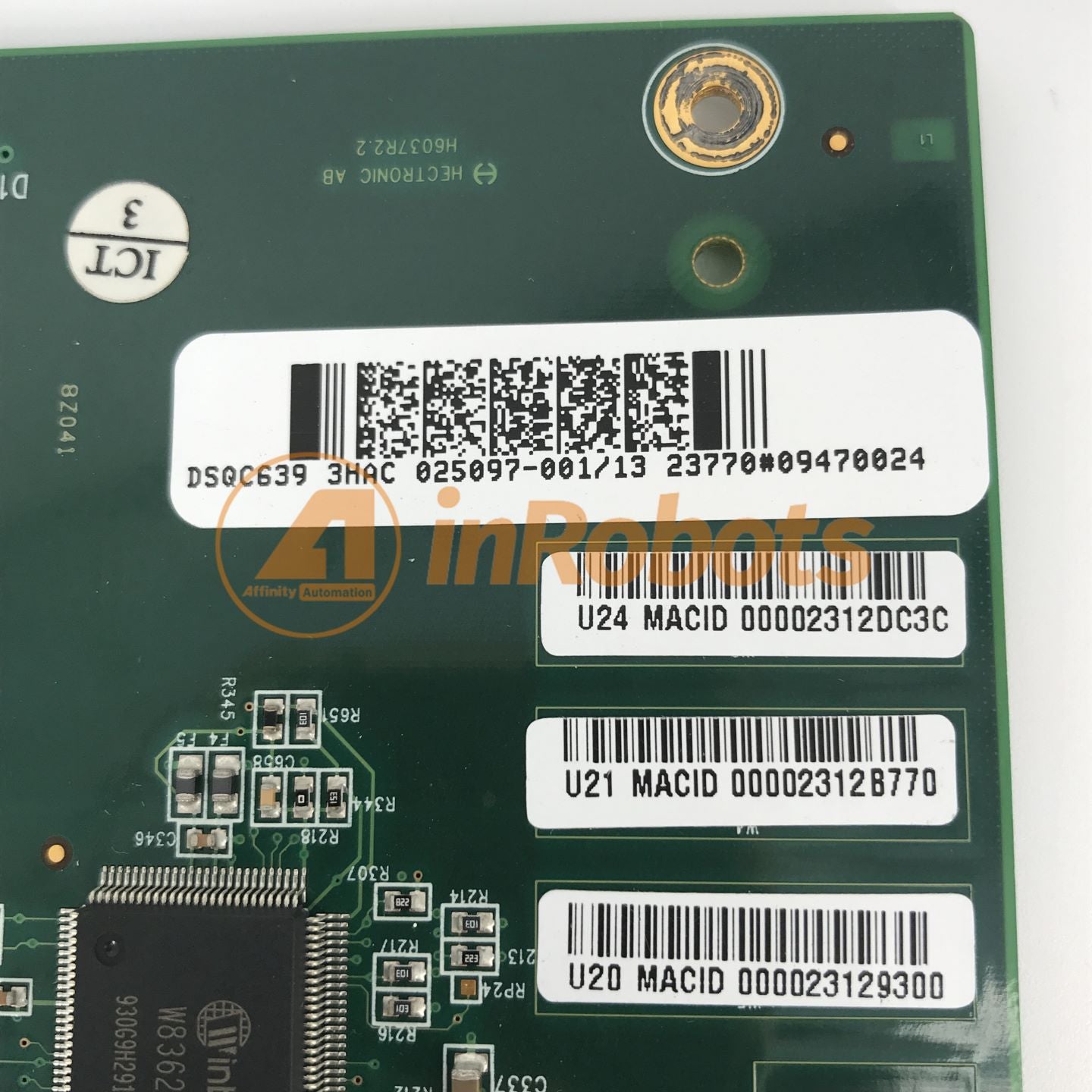 ABB DSQC639 3HAC025097-001 IRC5 Robot Control Board - Industrial Automation Replacement Part for Robotics Applications