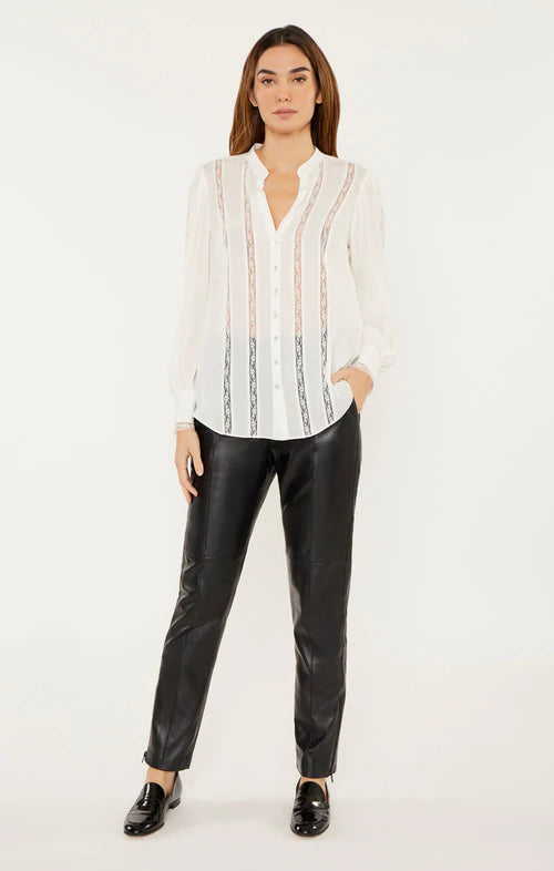 Dina Top Ivory - Elegant Women's Blouse for Casual & Office Wear | Perfect for Summer Outfits & Professional Style