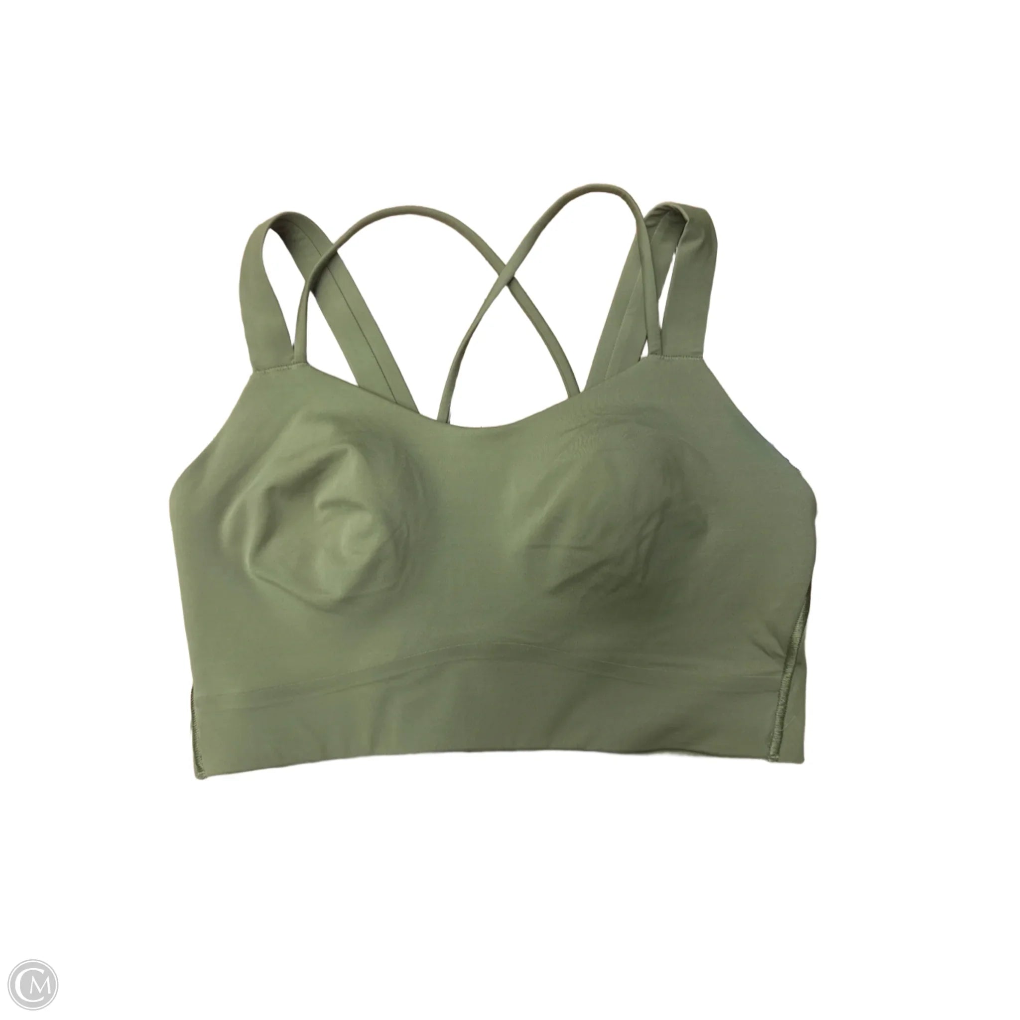 Lululemon Green Athletic Bra - Medium Size - High Support Sports Bra for Running, Yoga & Gym Workouts