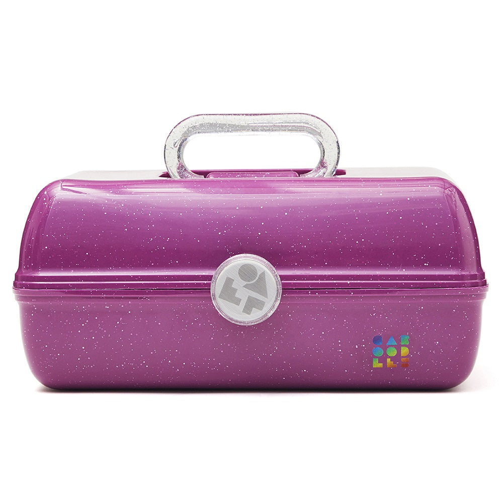 Caboodle On The Go Girl Makeup Organizer - Portable Cosmetic Case for Travel, School & Gym - Perfect for Teens & Women (Pink) | Compact Storage for Makeup Brushes, Lipsticks & Beauty Essentials