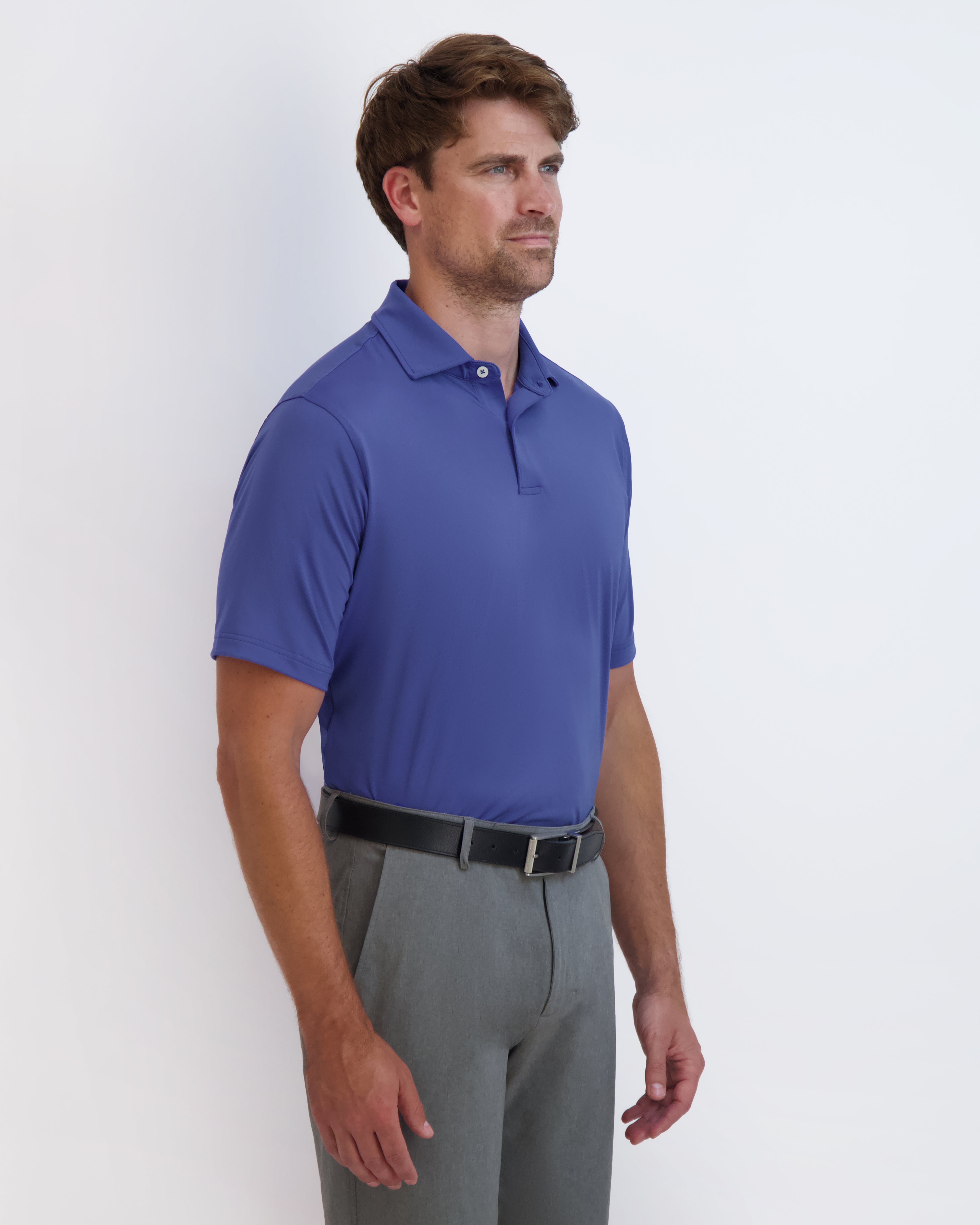 USA Tournament Solid Tech Jersey Polo - Breathable Performance Polo Shirt for Men & Women - Perfect for Golf, Tennis & Casual Wear