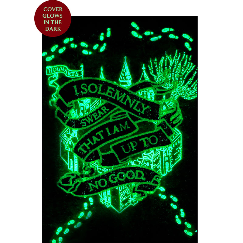 Harry Potter Marauder's Map Glow in the Dark Notebook - Wizarding World Inspired Journal for Fans, Perfect for Note Taking, Diary Writing & Collectible Gift