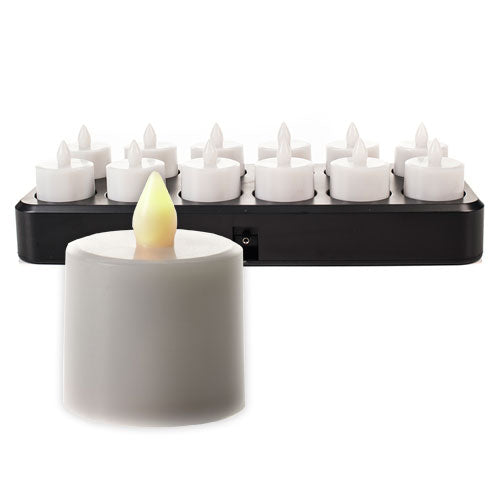Flameless LED Candle Set - 12 Pack Battery Operated Flameless Candles for Home Decor, Wedding, Restaurant & Romantic Ambiance Lighting