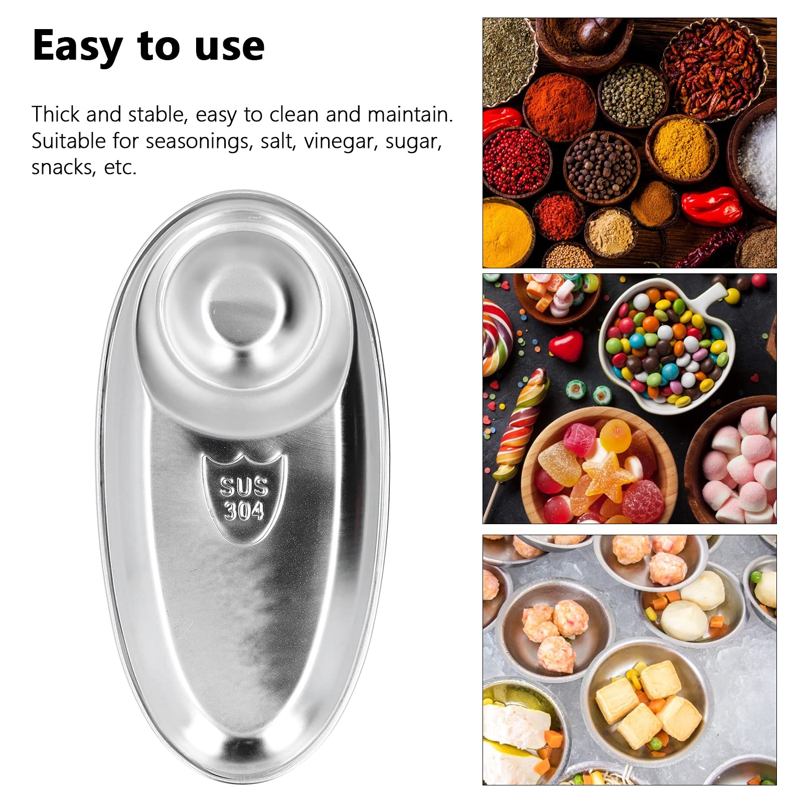 Stainless Steel Snack Plate - 304 Safe & Stable French Fries Dish for Camping, Outdoor Picnics, and Sugar Storage | Perfect for Camping Trips, BBQs, and Party Snacks