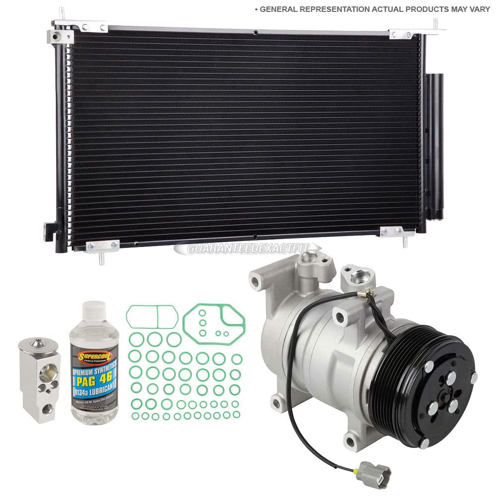 2011-2013 Toyota Highlander Complete AC Kit with AC Compressor, Condenser & Receiver Drier - BuyAutoParts 61-94099R6 | Perfect for AC System Repair & Summer Cooling Maintenance