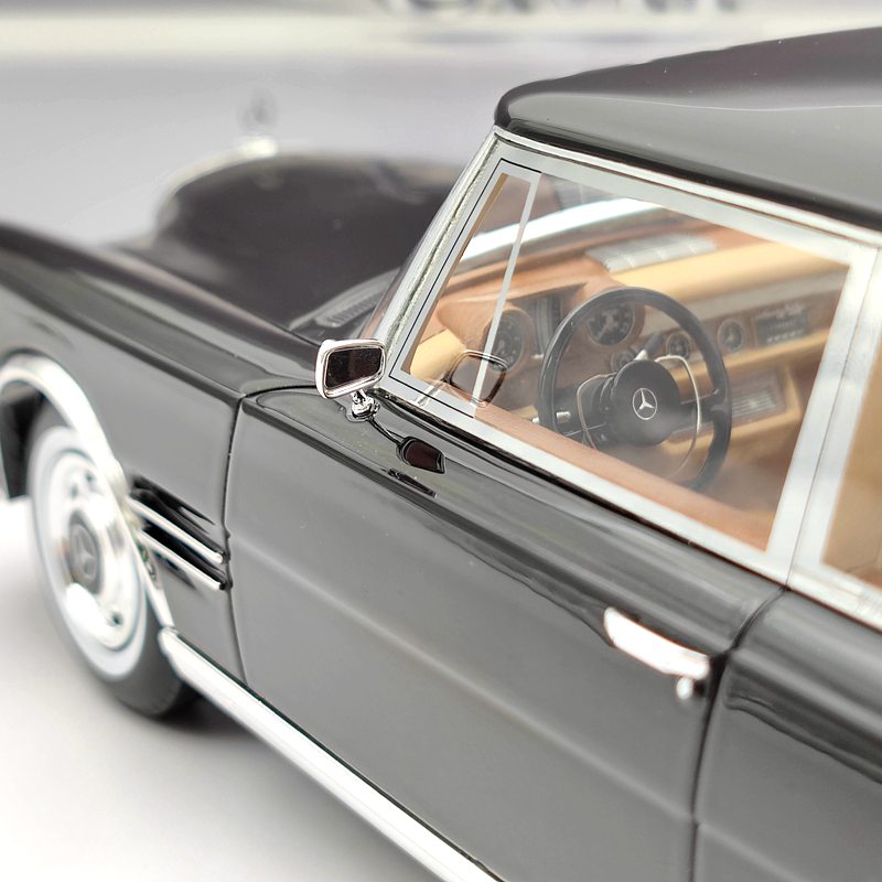 1:18 Scale Mercedes Benz 600 W100 Nallinger Coupe 1965 Diecast Model Car - CMF18160 Collectible Resin Vehicle for Display & Gifts - Perfect for Car Enthusiasts, Model Collectors, and Home/Office Decoration