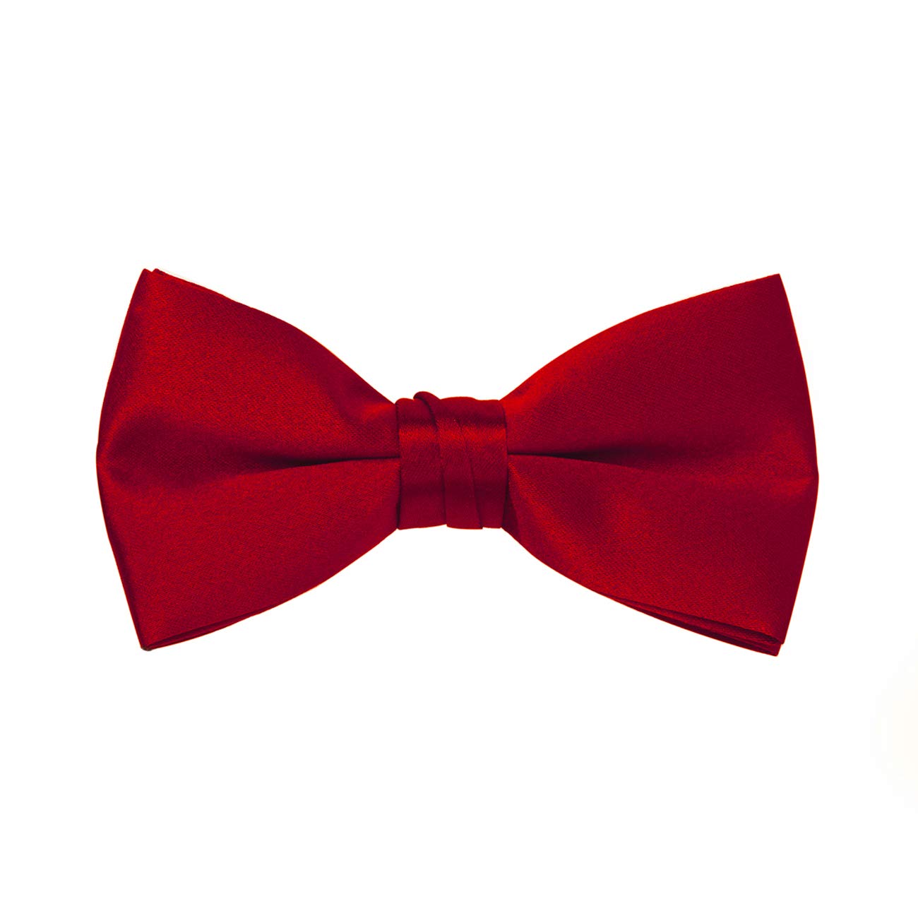 Elegant Red Satin Bow Tie for Men - Formal Wedding Party Accessories - Perfect for Prom, Groom, Bridal Party & Special Occasions