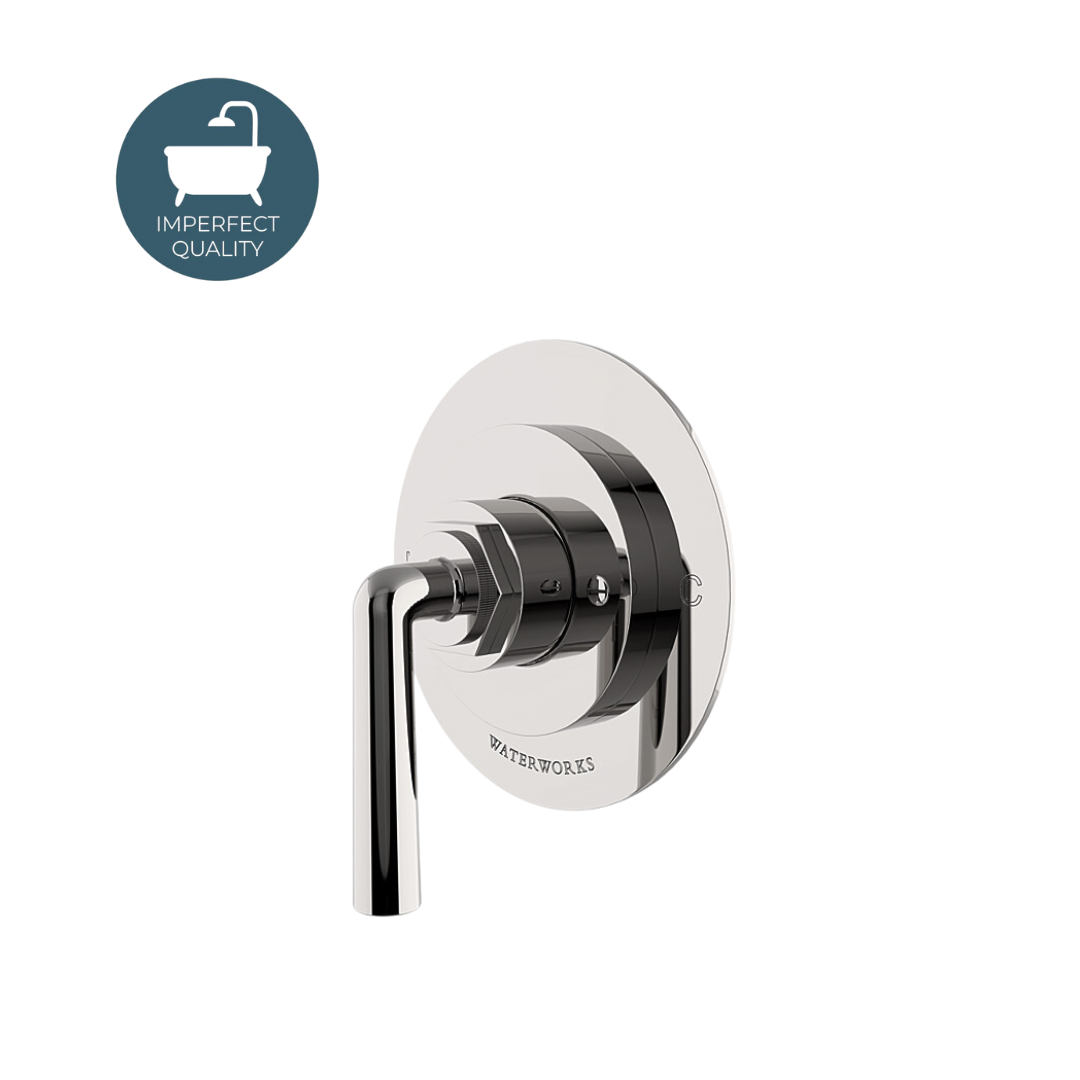 Henry Pressure Balance Valve Trim with Lever Handle in Nickel - Durable Bathroom & Shower Faucet for Modern Homes
