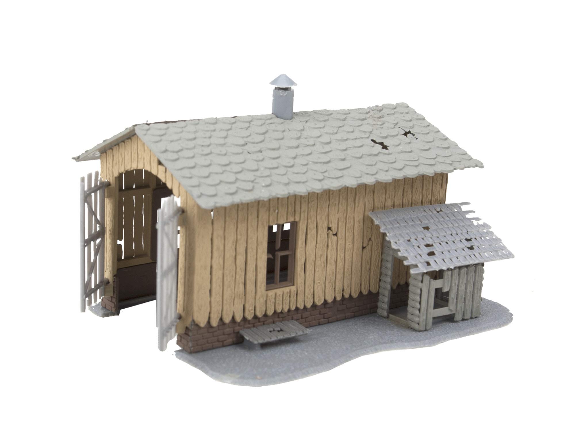 HO Scale Model Trackside Tool Buildings - Realistic Railroad Accessories for Model Train Layouts | Perfect for Dioramas, Train Displays & Collectors