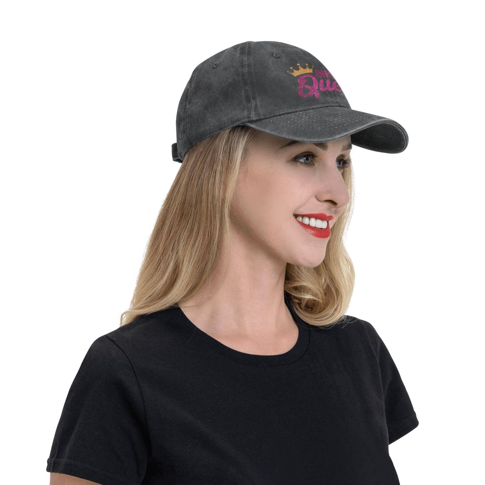 Happy Birthday Baseball Cap - Adjustable Washed Denim Sports Hat for Men & Women | Perfect for Birthday Parties, Gifts & Casual Wear