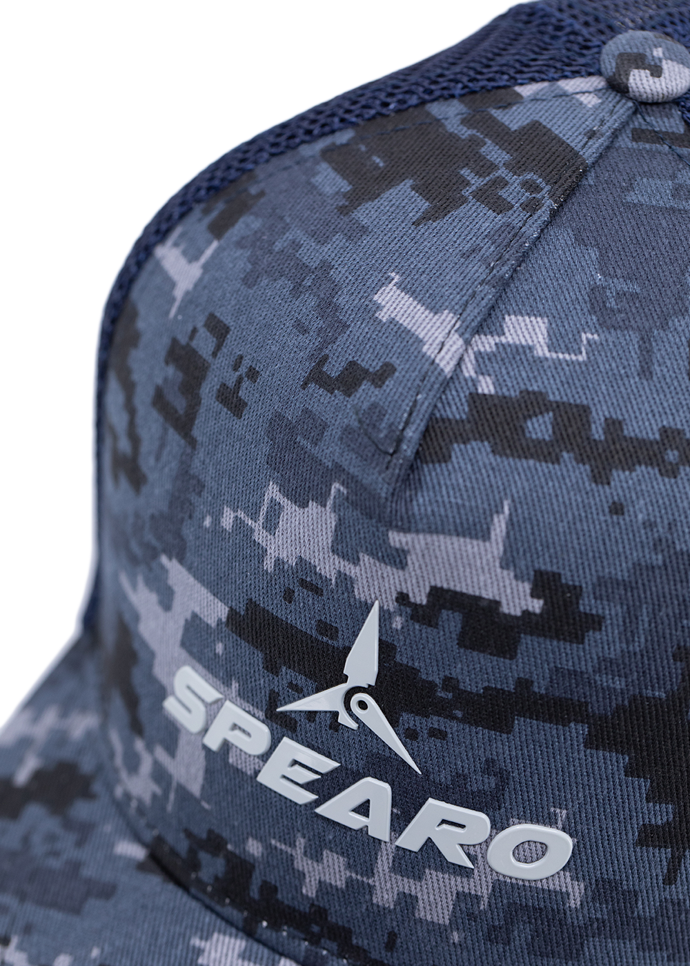 Spearo Snapback Trucker Hat with Raised Logo - Stylish Adjustable Baseball Cap for Fishing, Outdoor & Casual Wear