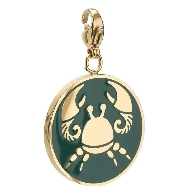 Cancer Zodiac Sign Sterling Silver Medallion Necklace – Elegant Zodiac Jewelry for Women, Perfect Gift for Birthdays, Anniversaries & Spiritual Healing