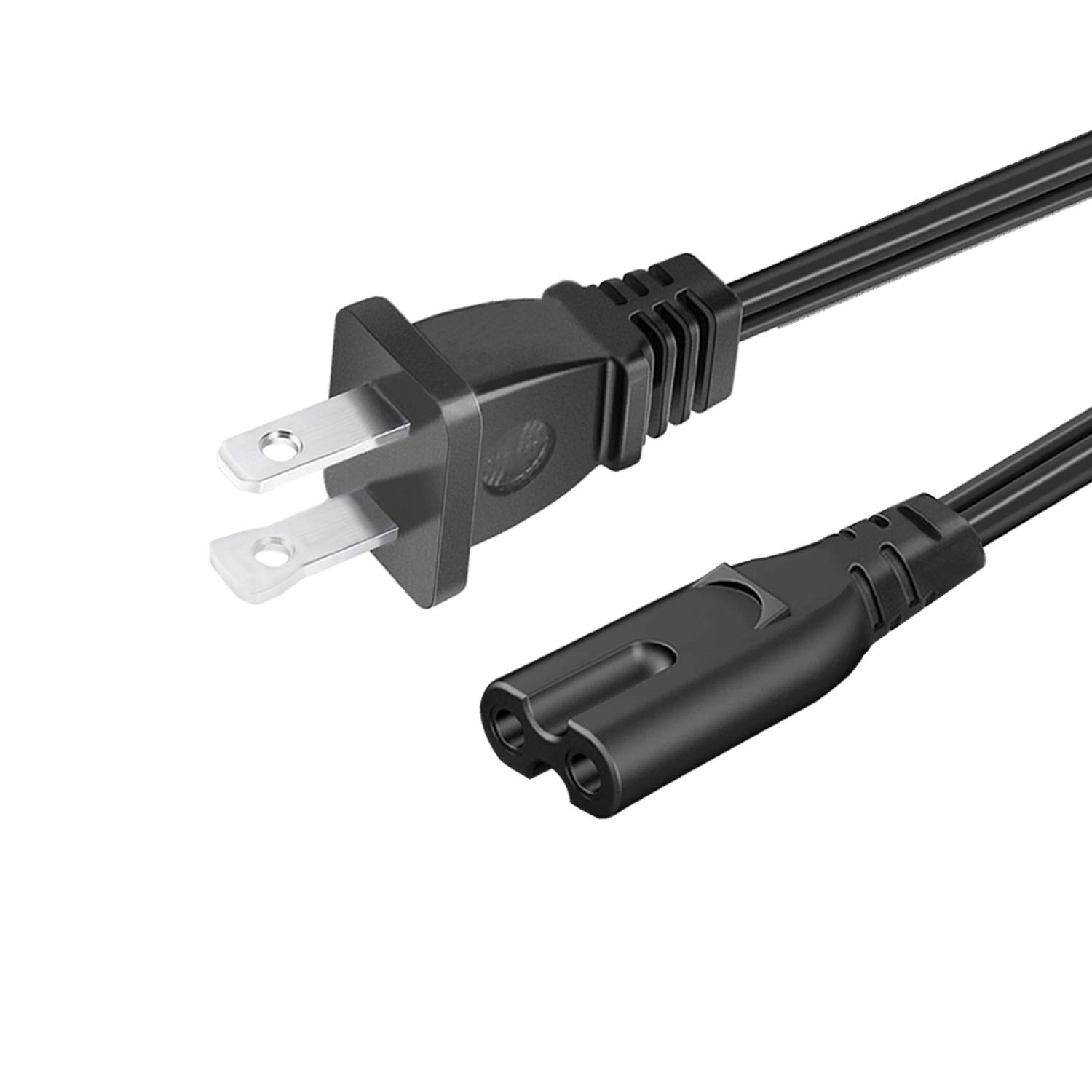 8.2ft 2 Prong Power Cord Replacement for HP Deskjet 1112/2130/2132/4155/4158 Printers - F5S23A Compatible AC Adapter Cable - Perfect for Home Office & Small Business Printing Needs