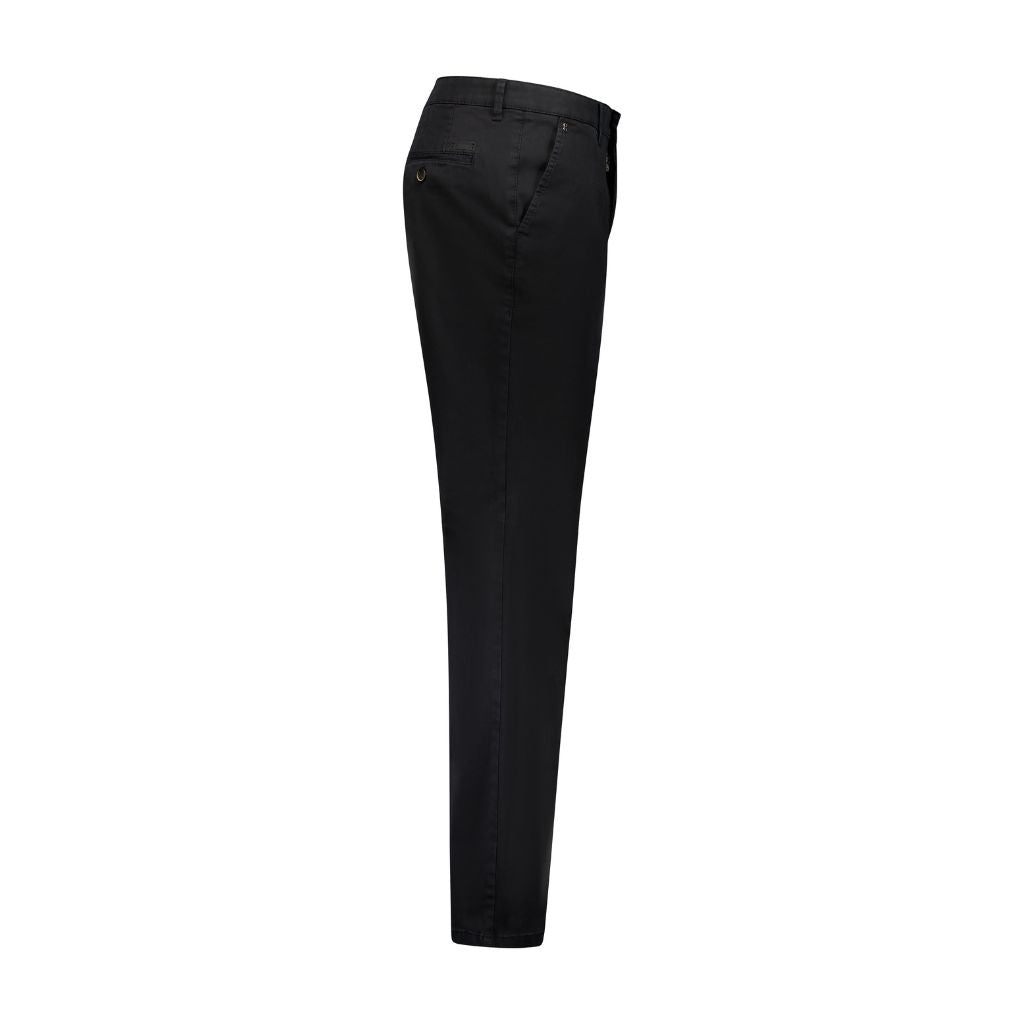GARDEUR Benito Modern Chino Pants for Men - Slim Fit Stretch Dress Pants, Black - Perfect for Office, Business Casual & Formal Occasions