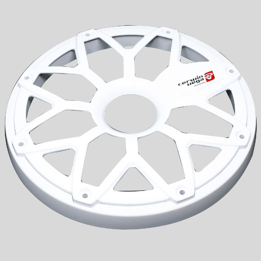 Cerwin Vega SM65FWW 6.5 Inch Flush Mount Speakers with Steel Grill & Powder Coating - White (Pair) - Perfect for Home Theater, Car Audio, and Marine Applications