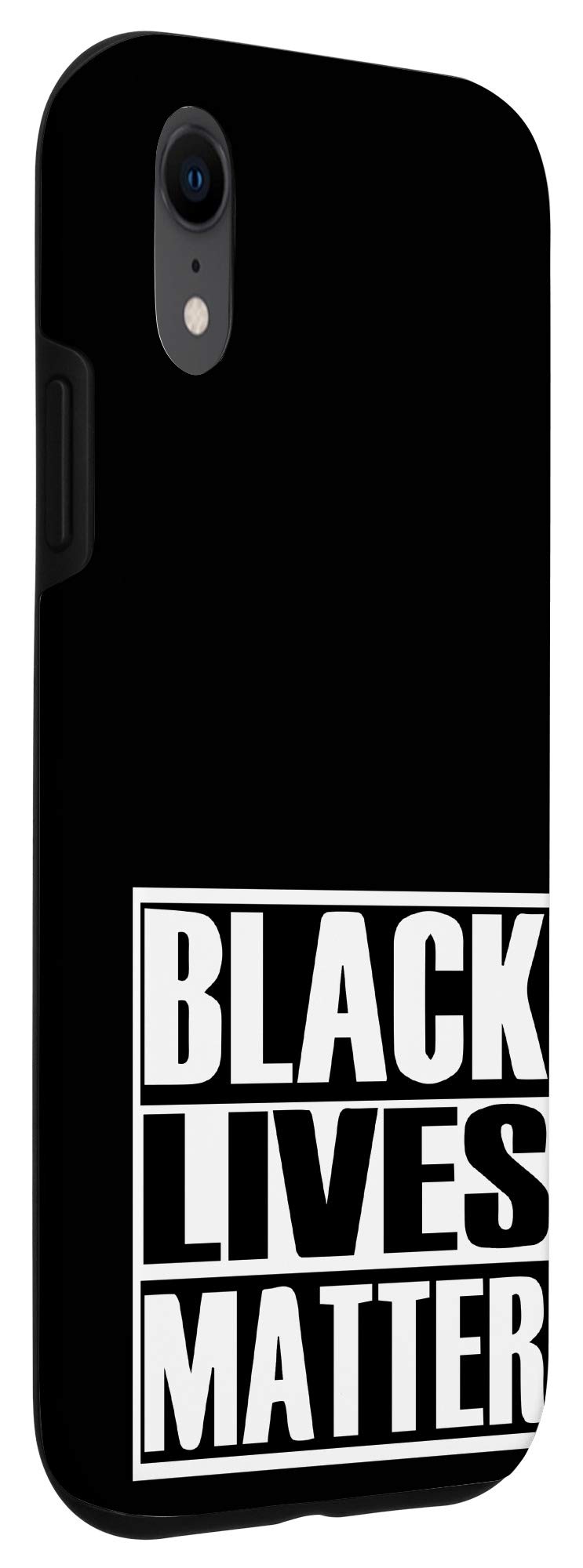 Black Lives Matter iPhone XR Case - Shockproof Protective Cover for Men & Women - Perfect for Daily Use, Work, and Social Activism