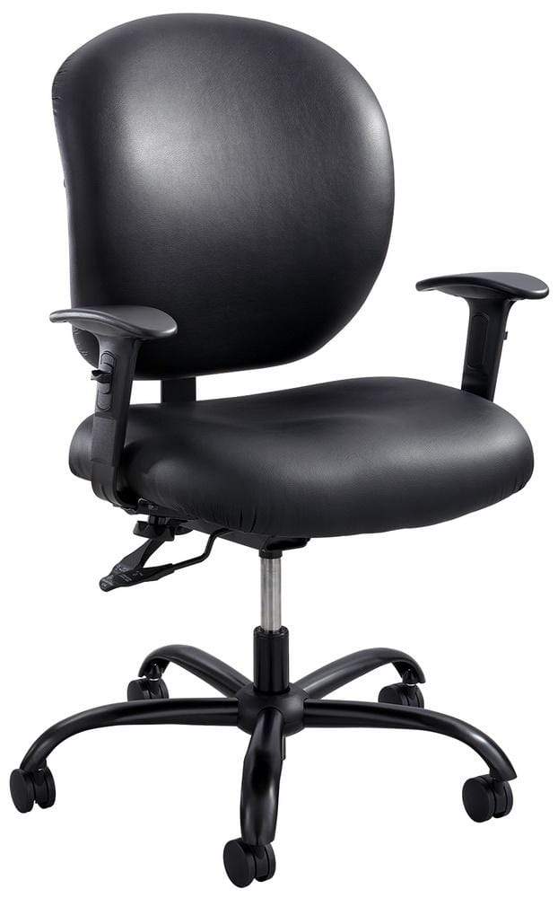 Safco Alday 24-Hour Ergonomic Office Chair [3391BL] - Comfortable Mesh Back & Adjustable Height for Long Work Hours, Home Office & Gaming Setup