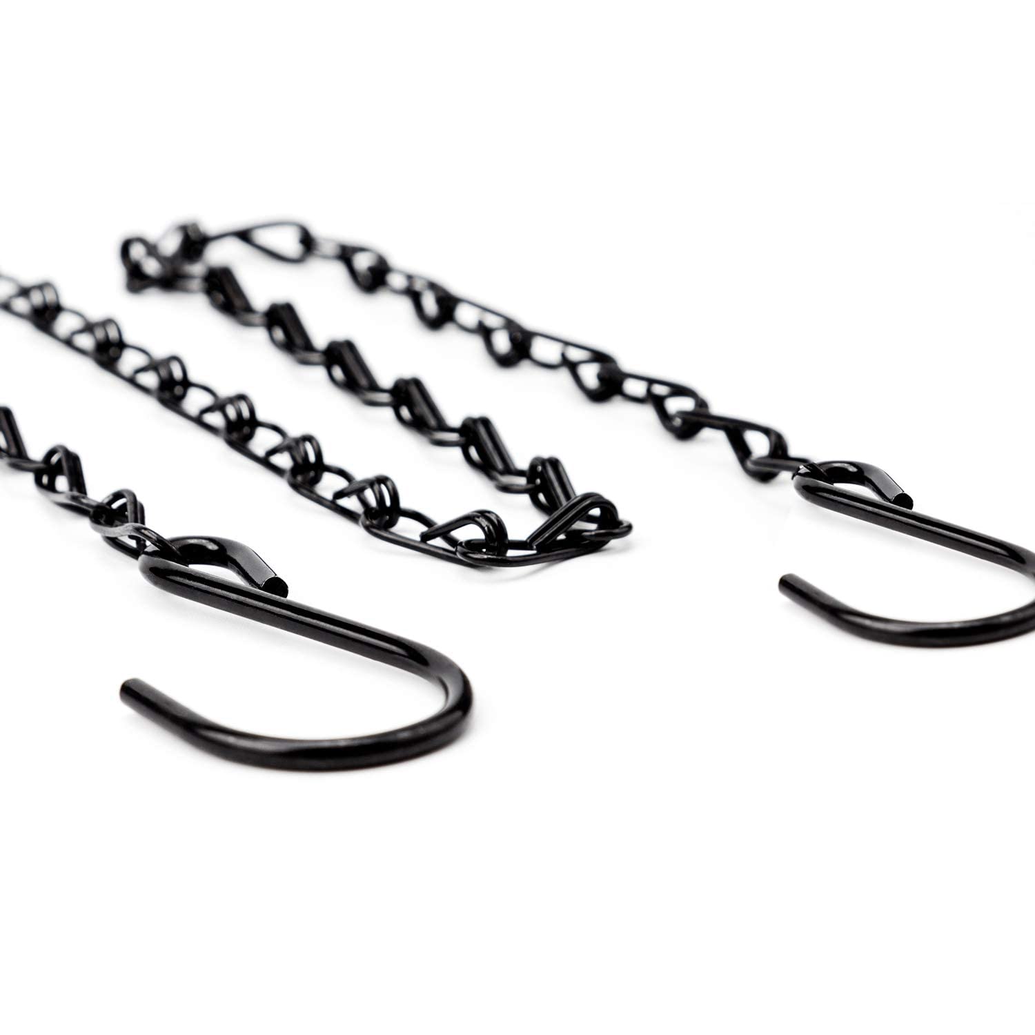 48 Inch Metal Hanging Chains with Hooks - Heavy Duty Garden Plant Hangers for Bird Feeders, Topiary Balls, Lanterns & Wind Chimes - Outdoor & Indoor Decoration for Patio, Balcony and Home Decor (1 Pack)