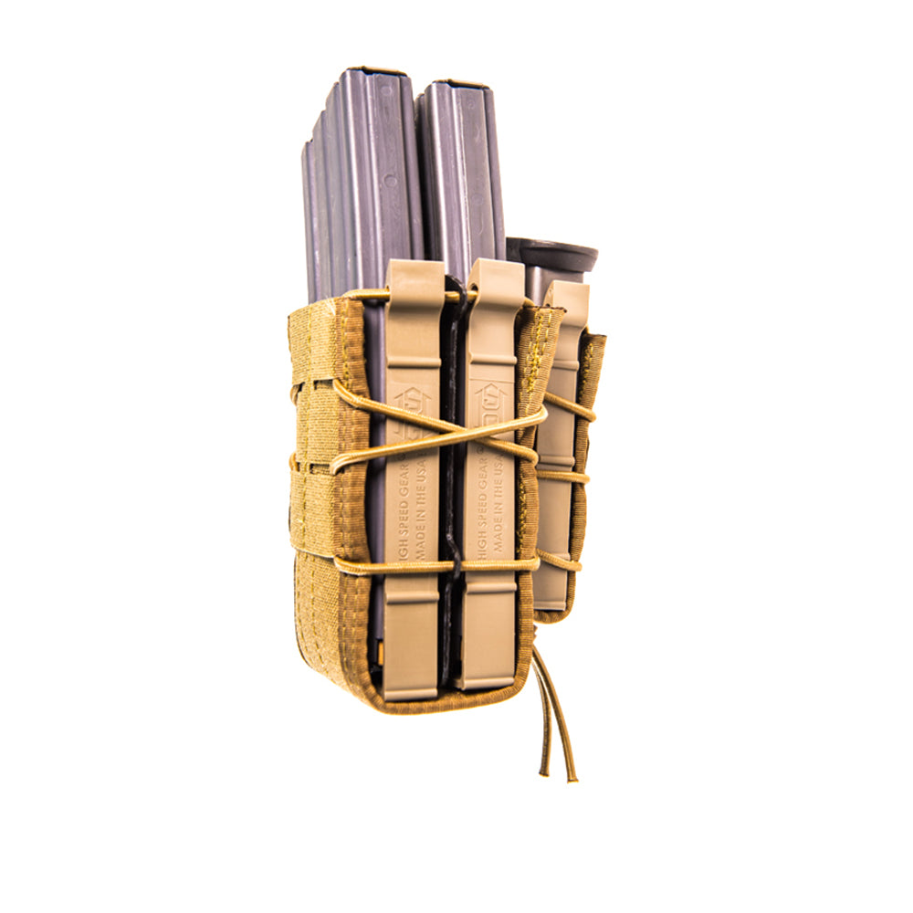 High Speed Gear X2RP TACO Rifle & Pistol Magazine Pouch - Durable USA Made Tactical Gear for Shooting Range & Outdoor Hunting