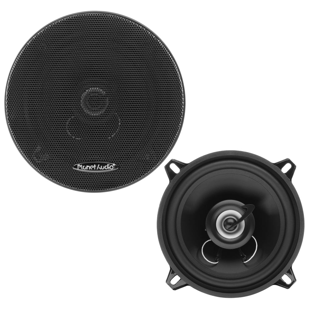 Planet Audio TRQ522 5.25-Inch 2-Way Car Speakers - High Power 300W, Clear Bass & Crisp Treble for Enhanced Car Audio | Perfect for Sedans, SUVs, and Trucks