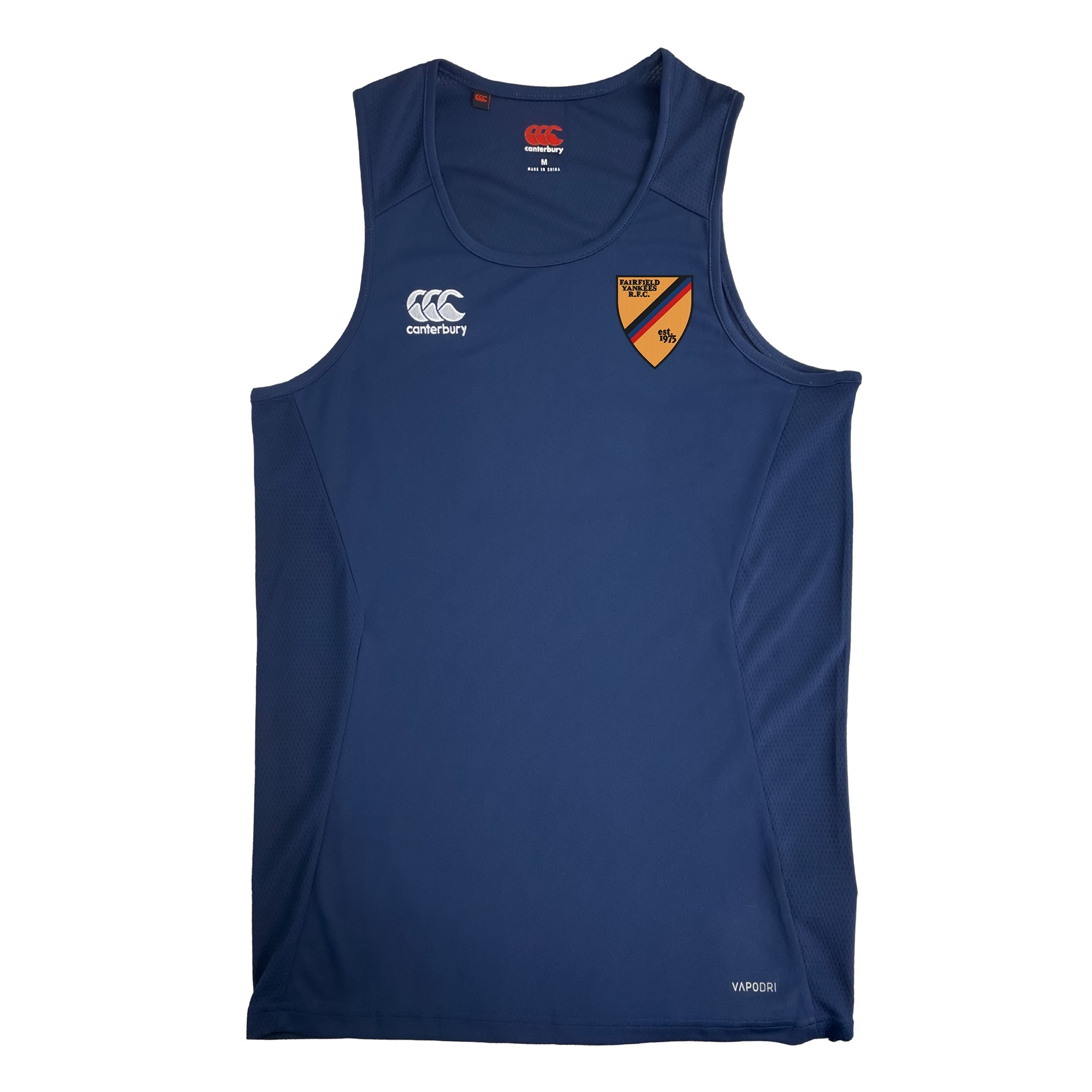 Fairfield Yankees RFC CCC Club Dry Singlet - Breathable Moisture-Wicking Sports Jersey for Rugby & Training - Perfect for Club Matches, Gym Workouts & Outdoor Activities