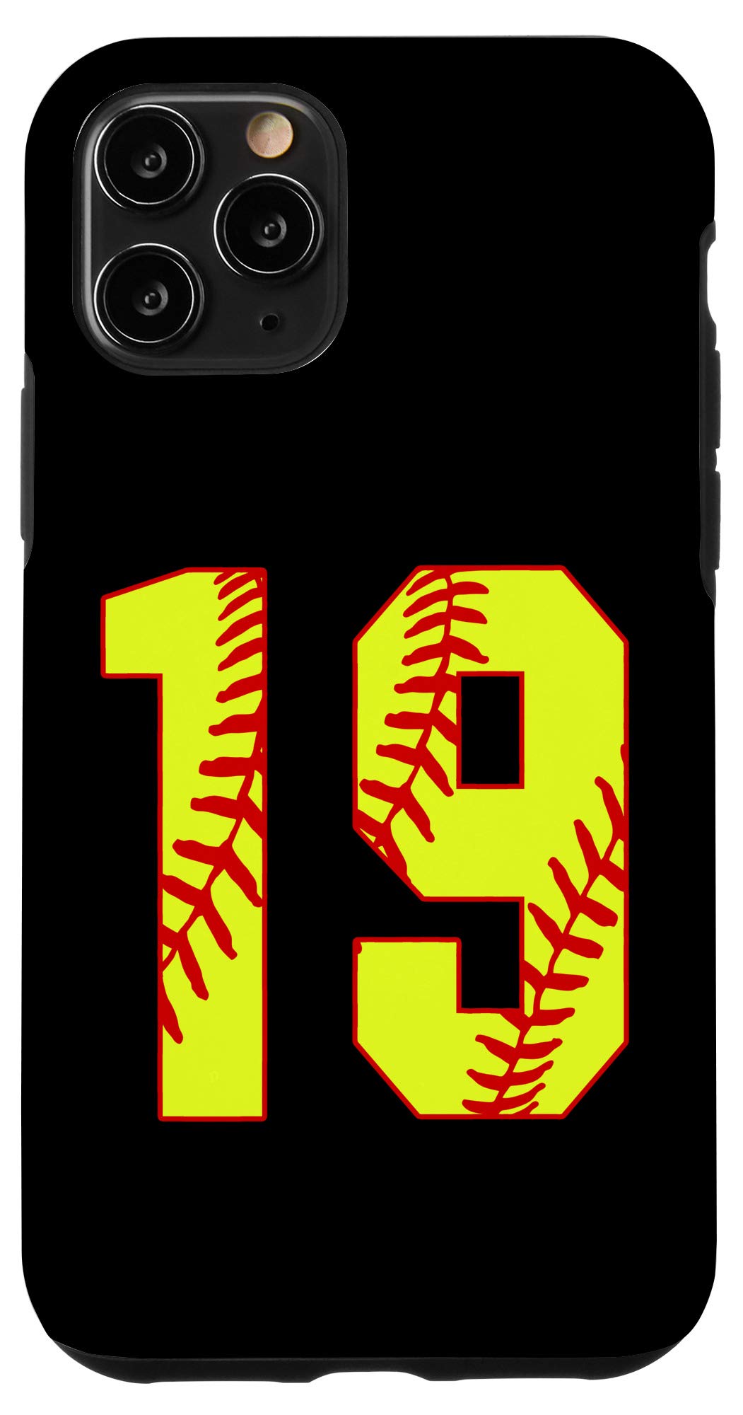 iPhone 11 Pro Softball Case - #19 Fast Pitch Design, Perfect Gift for Softball Mom & Favorite Players | Durable Protection for Games & Daily Use
