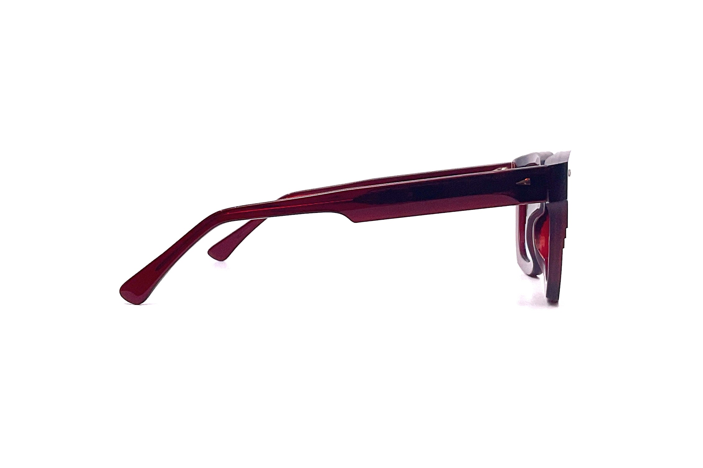 Ahlem Argentine Sunglasses - Burgundy & Blue Gradient Aviator Style for Men & Women | UV Protection, Fashionable & Lightweight for Outdoor Activities, Travel & Driving